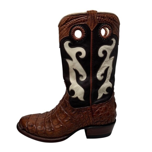 Tecovas Birthday Mens Cowboy Boots IX 9.5 EE Ltd  Hornback Alligator western NEW main image 10